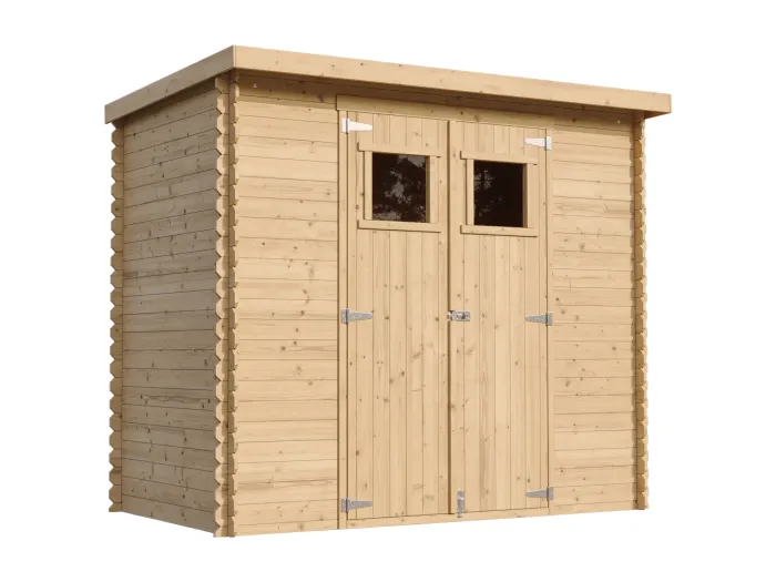 TIMBELA M310 Holzhaus Gartenhaus - B239xL142xH200 cm/ 2,63 m2