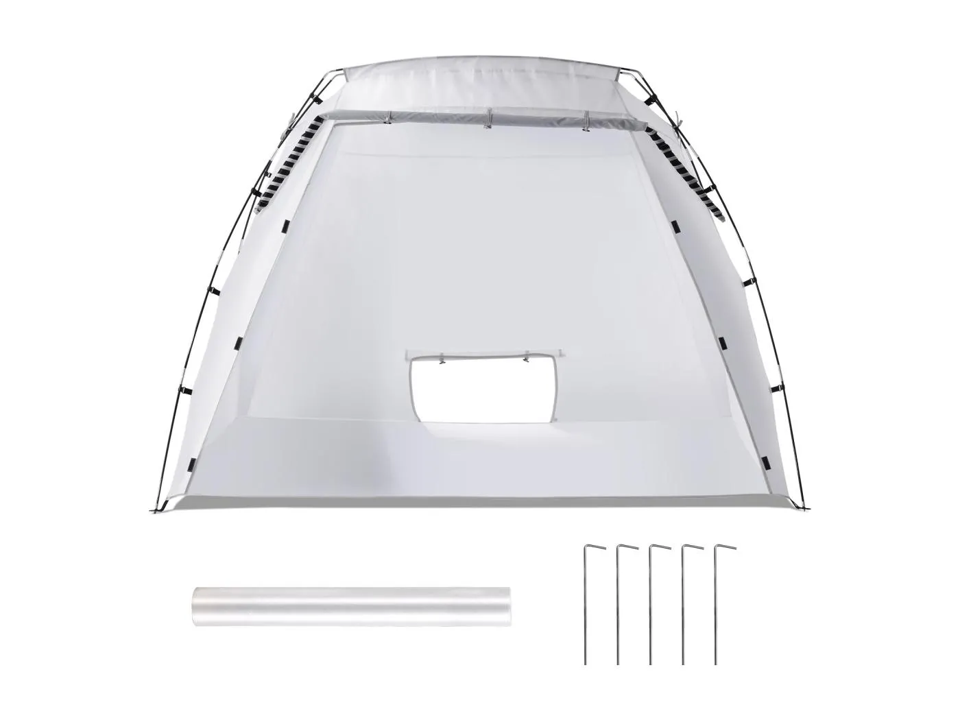 Aufblasbare Lackierkabine SucceBuy, Tragbarer Lackierschutzraum aus Oxford 210D, 228x158x158 cm