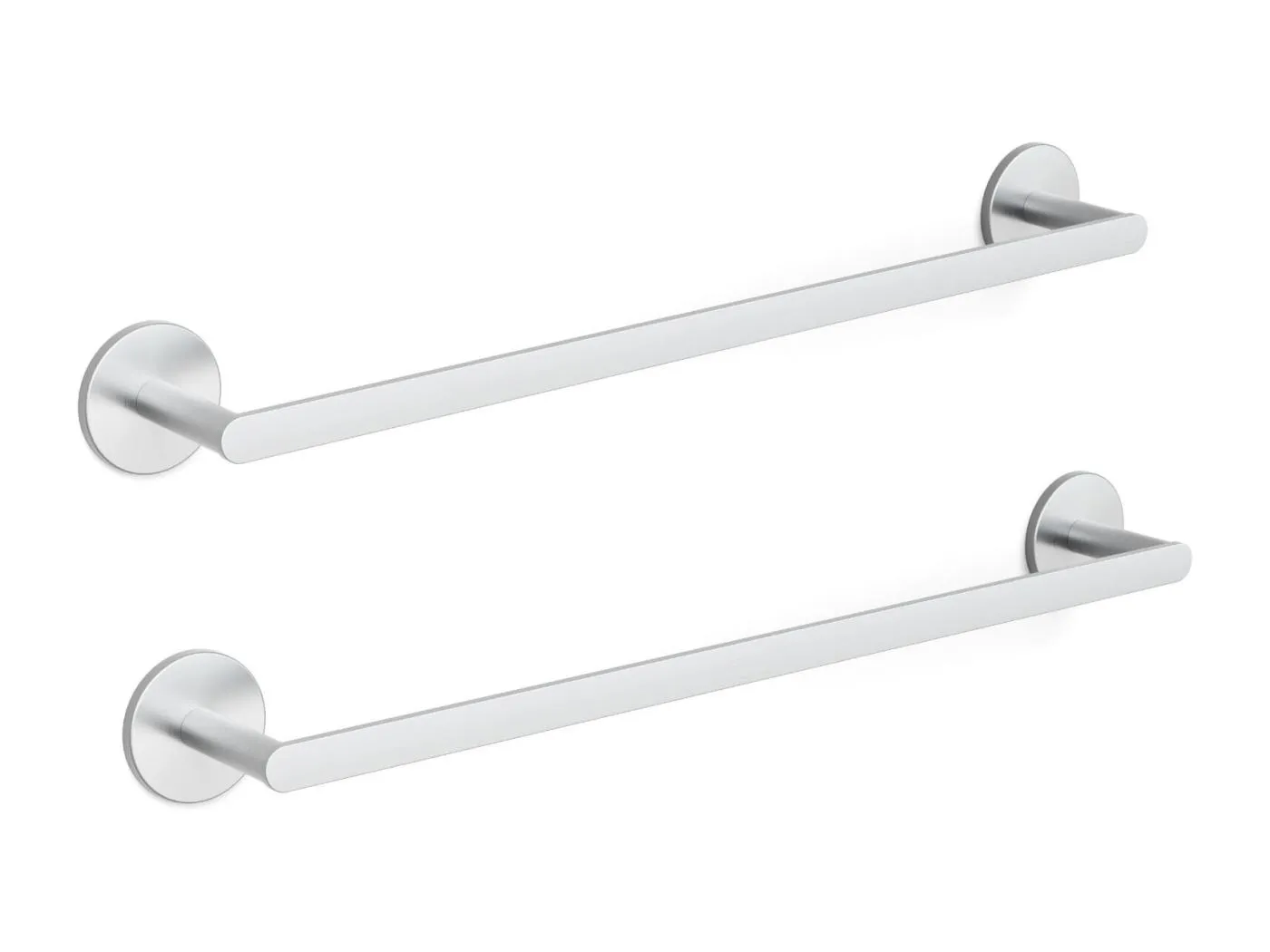 Cecipa MAX 2X Handtuchhalter fürs Badezimmer – für 2 Handtücher – Handtuchstange aus gebürstetem Edelstahl – Handtuchhalter fürs Badezimmer