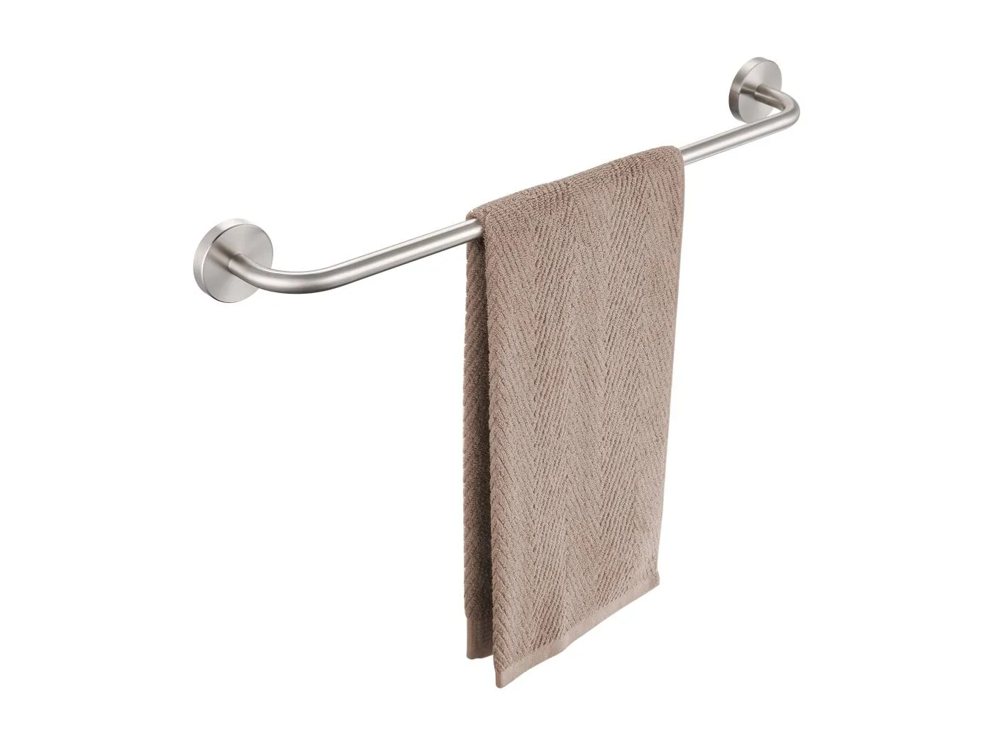 Auralum MAX 60 cm Handtuchhalter für das Badezimmer, Wandmontage, selbstklebend oder zum Bohren, wasserdichte Handtuchstange aus 304 Edelstahl