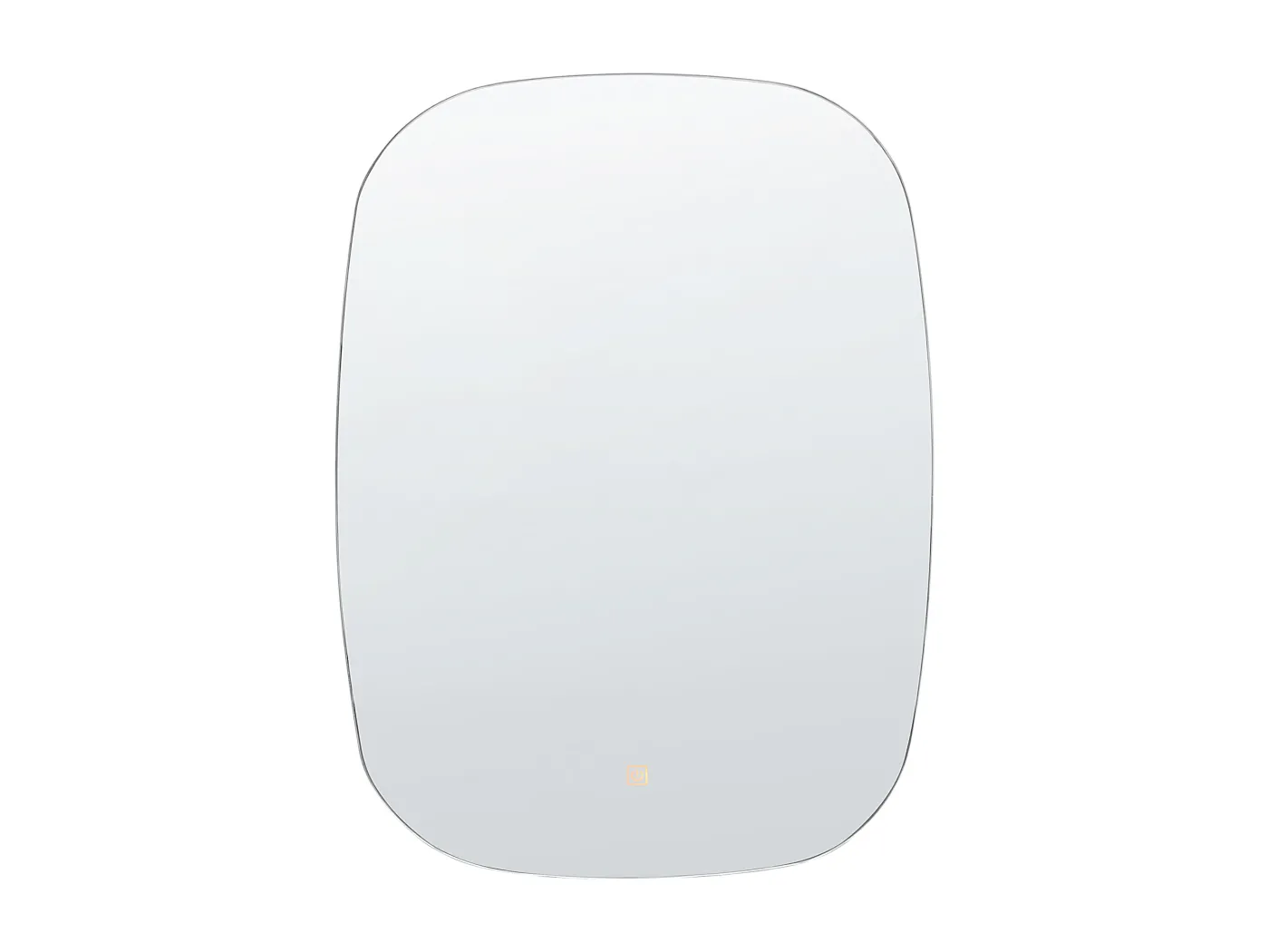 Modern Ovaler LED Wandspiegel Badezimmer Schlafzimmer ø 78 cm Silber Bergerac