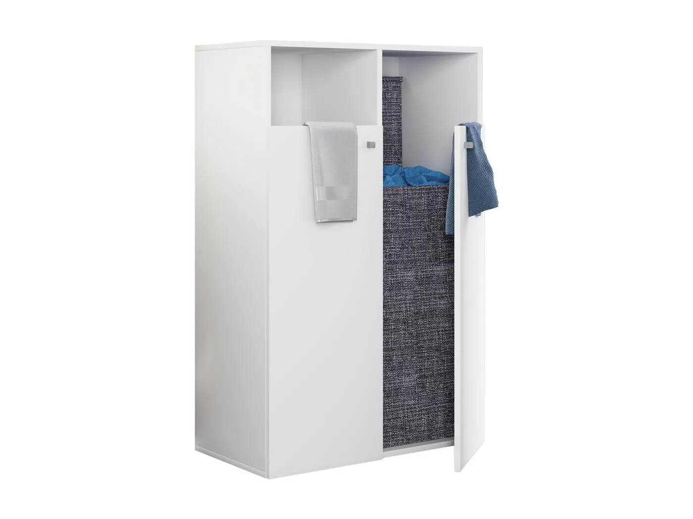 Wäscheschrank Wäschetruhe Wäschebox Dreso XL 2-f