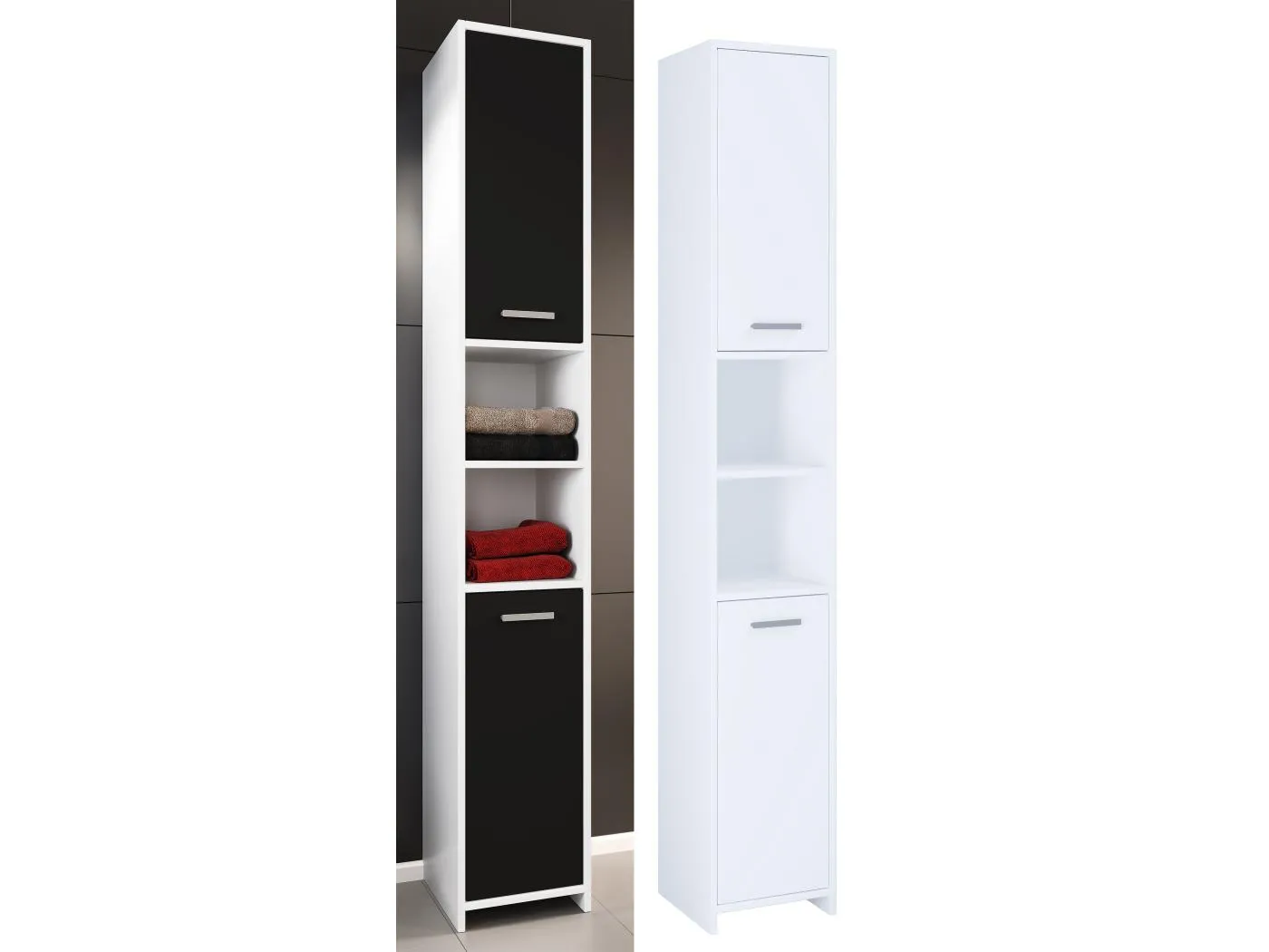 Holz Badmöbel Bad Hochschrank Badschrank Zalo