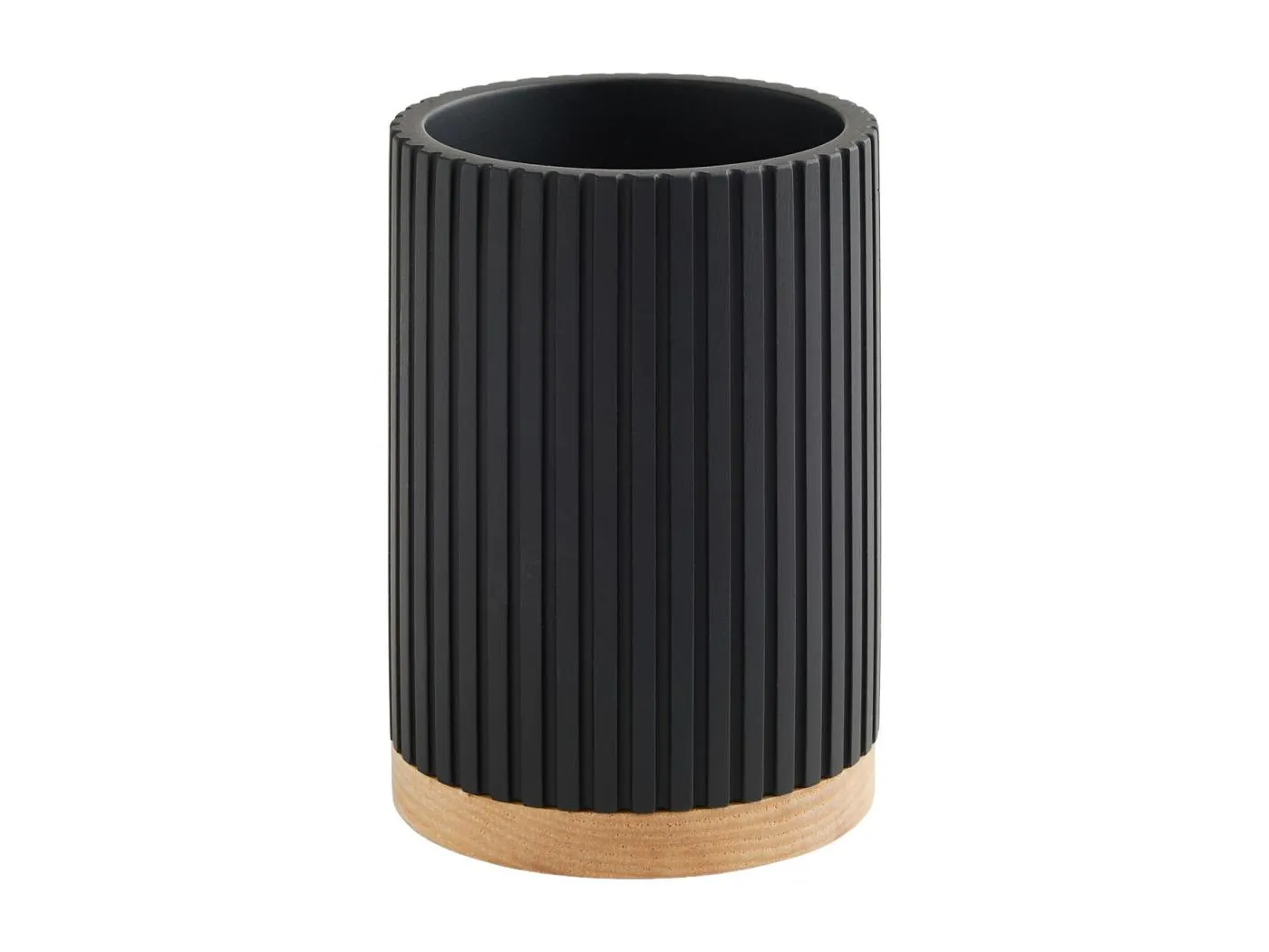 Zahnputzbecher Ciri mittelschwarz 10x7.7 cm