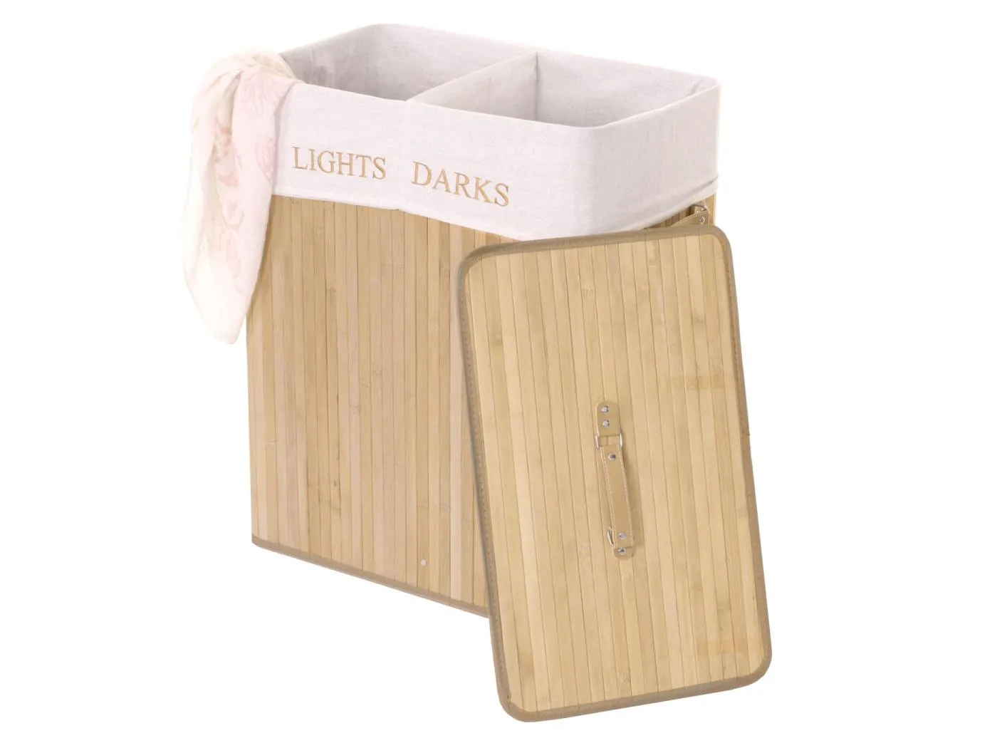 Wäschekorb MCW-C21, Naturfarben