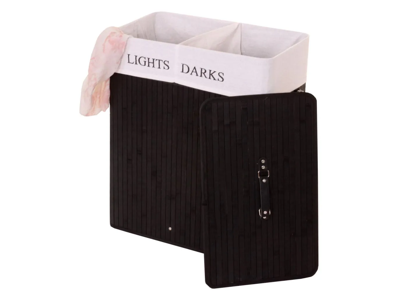 Wäschekorb MCW-C21, Schwarz