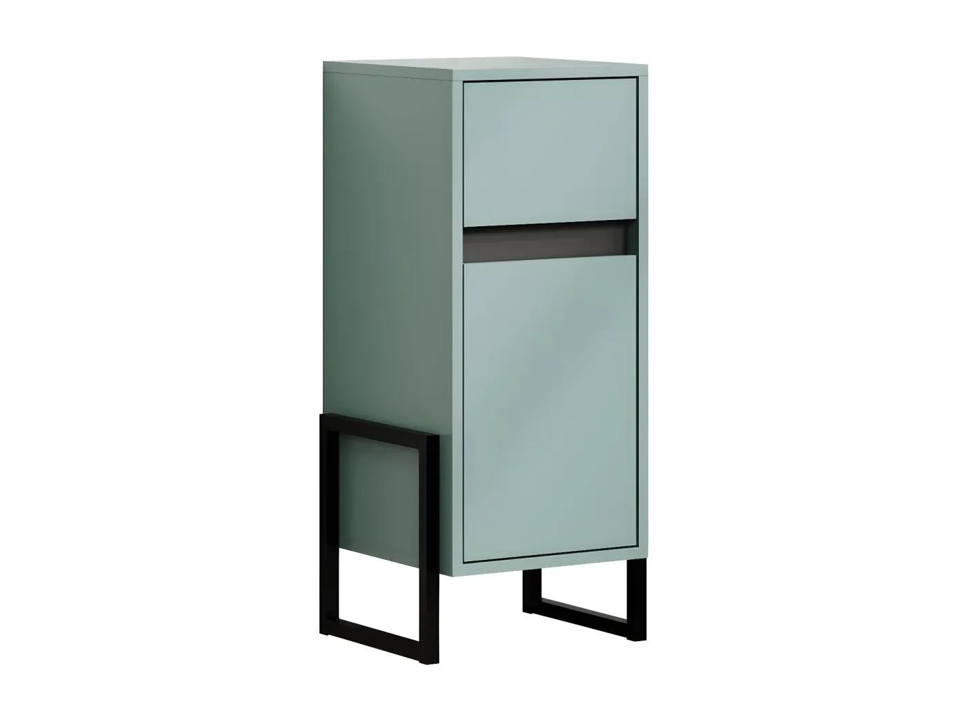 Matix Badschrank blau, grau.