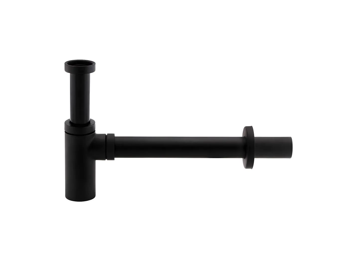 Designer-Siphon in mattschwarz