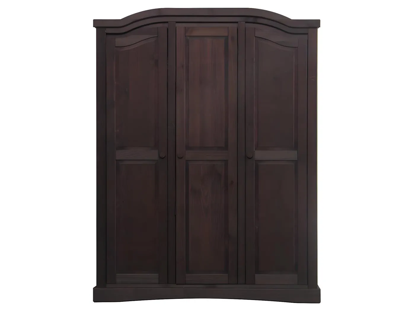 Rico Kleiderschrank 3-türig Breite 152 cm, Höhe 193, braun, gewachst/gebeitzt