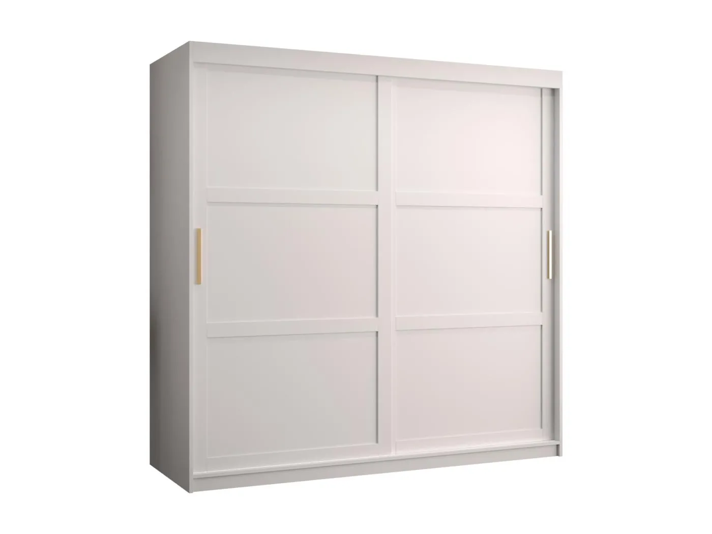 Schwebetürenschrank Ramiro 1 200/180/62 ( Weiß)