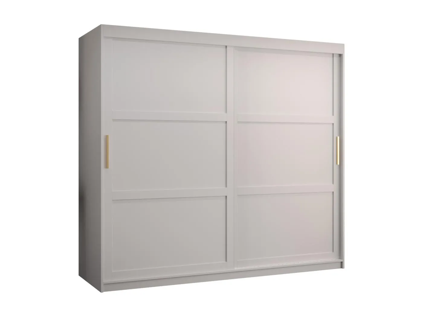 Schwebetürenschrank Ramiro 1 200/200/62 ( Weiß)