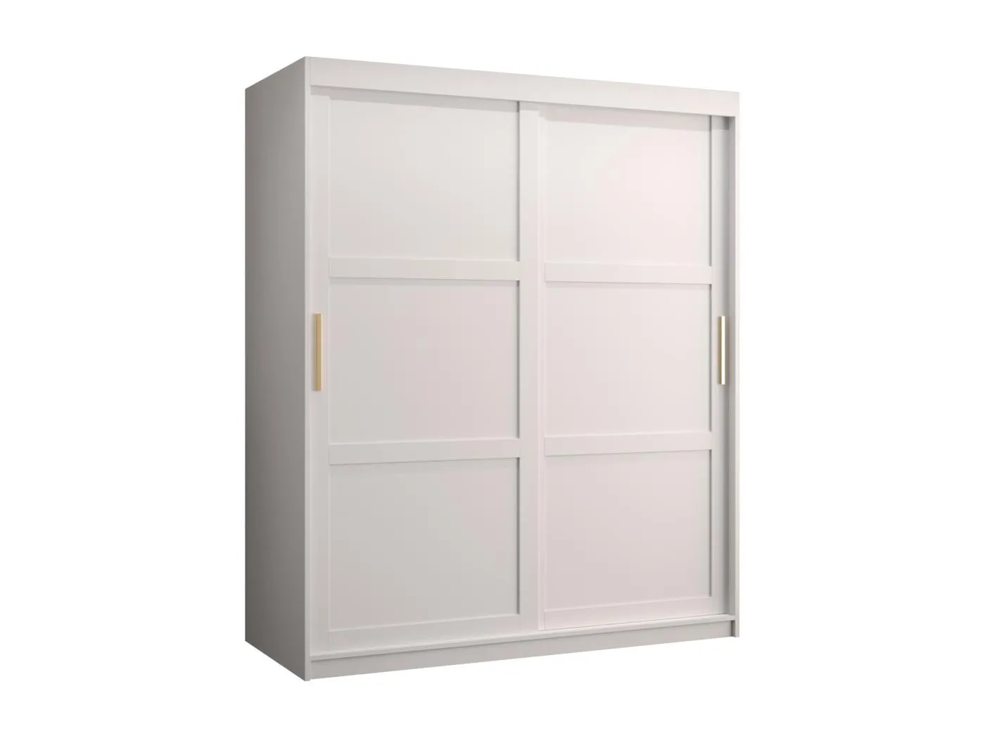 Schwebetürenschrank Ramiro 1 200/150/62 ( Weiß)