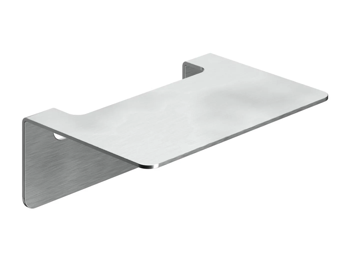 WEISSENSTEIN Badablage ohne Bohren aus Edelstahl -