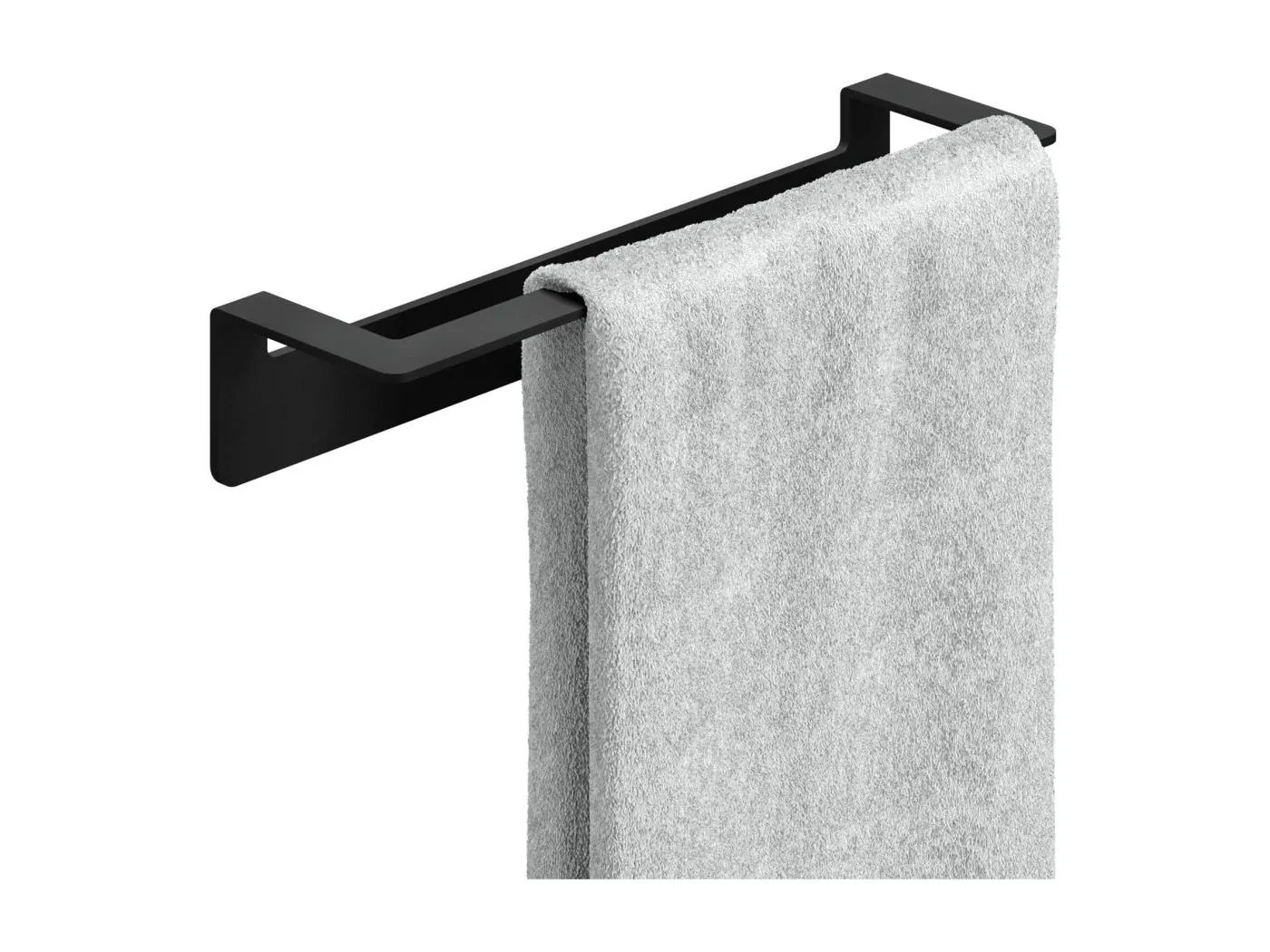 WEISSENSTEIN Handtuchstange Edelstahl ohne Bohren