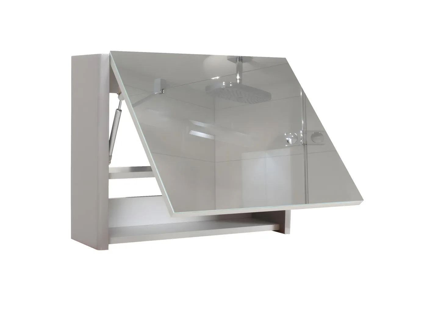 Spiegelschrank MCW-B19, Grau
