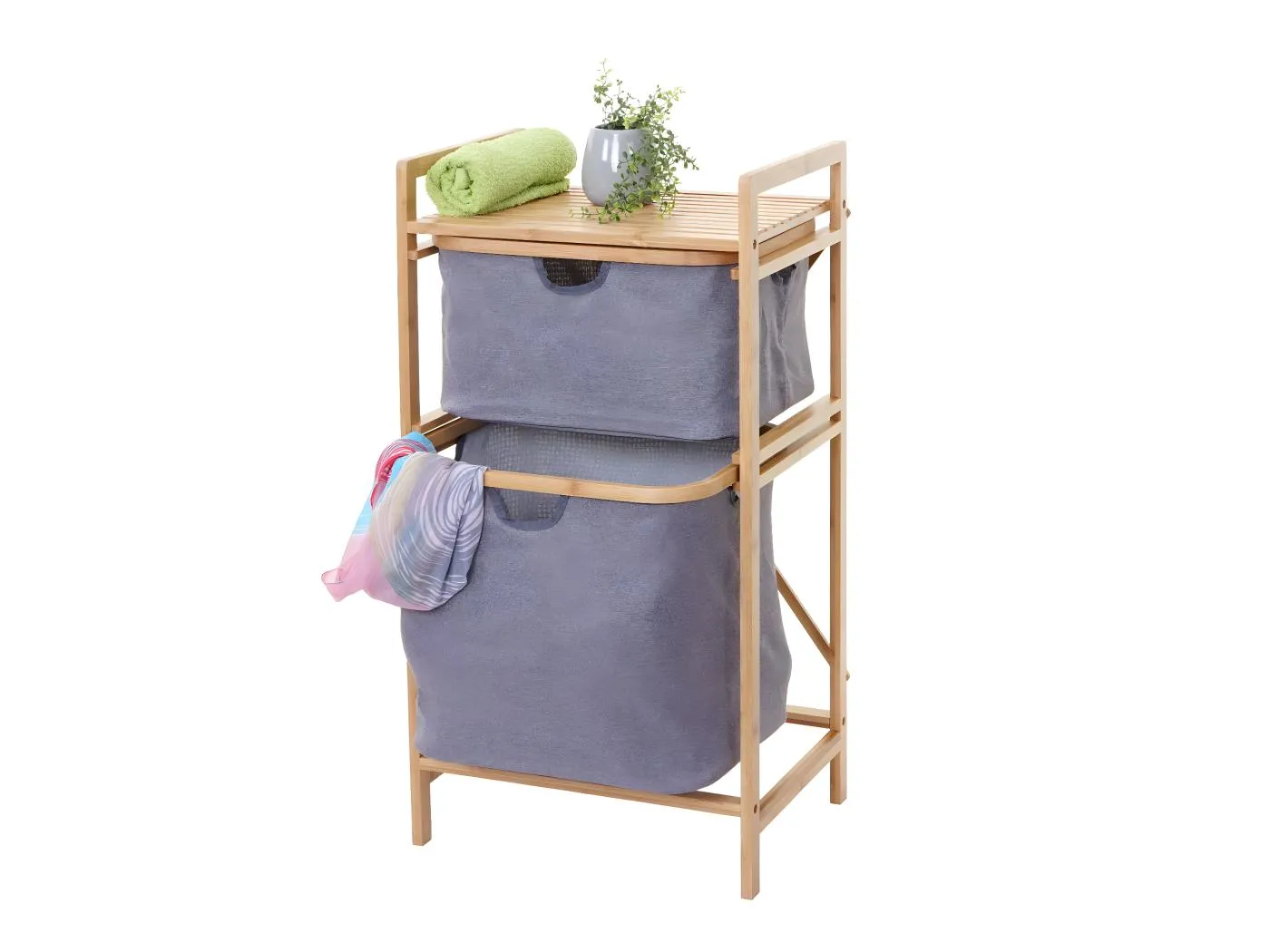 Wäschesammler MCW-B56, Grau