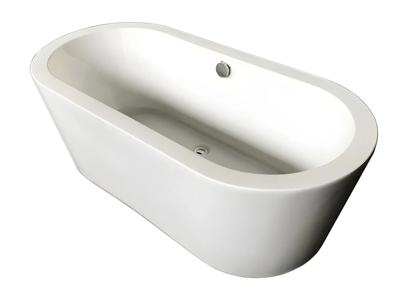 Moderne freistehende Badewanne 170 x 80 cm – Royal