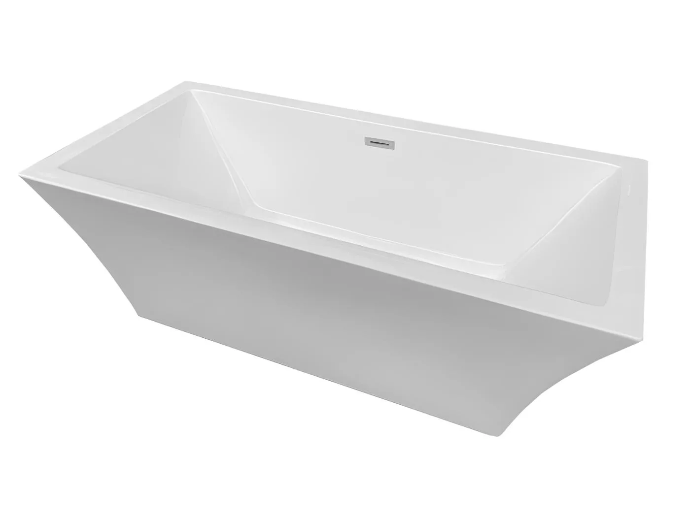 Freistehende Badewanne Weiße 170 x 80 cm – Heaven