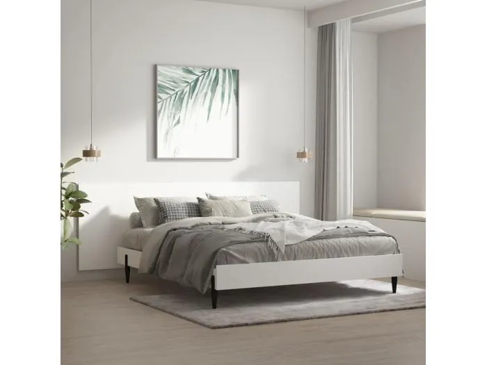 Wand-Kopfteil für Bett | Bett-Kopfteil Weiß 240x1,5x80 cm Holzwerkstoff -MN921766