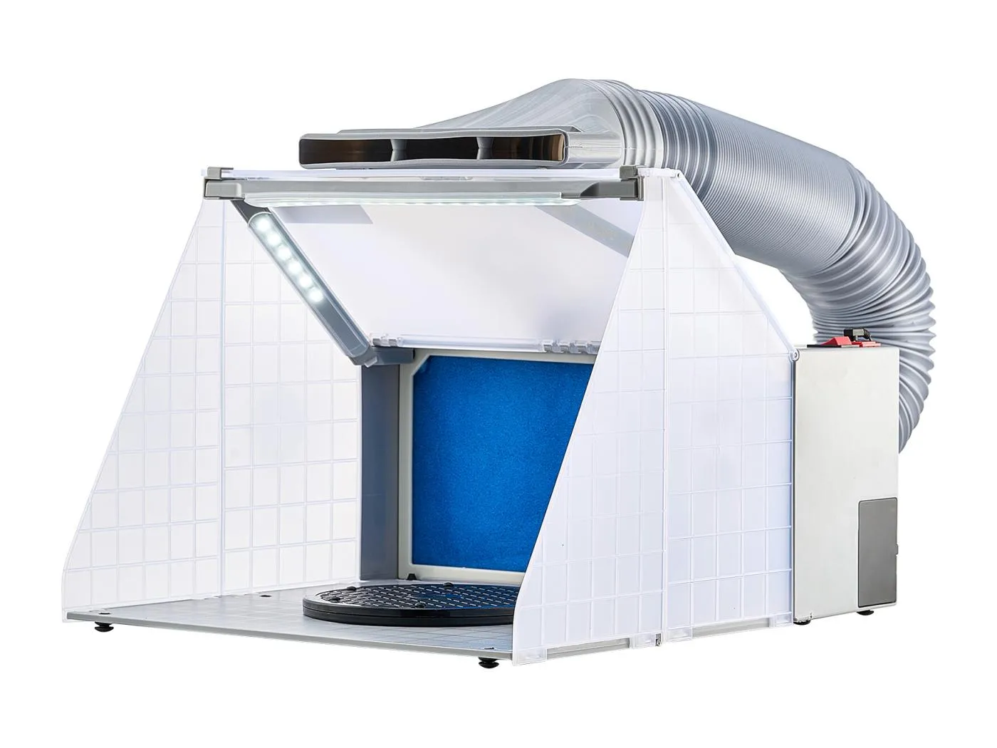 Airbrush-Lackierkabine SucceBuy Tragbare Airbrush-Spritzkabine für Hobby-Modellbau und Bastelarbeiten