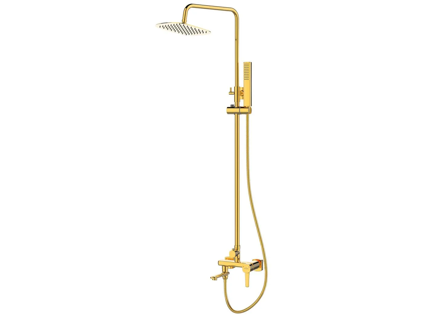 Regendusche Duschsystem Mischbatterie Mit Wasserhahn Gold Glamour
