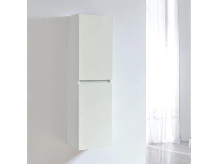 Großer Hängeschrank in Melamin mit weißem Finish LINEA