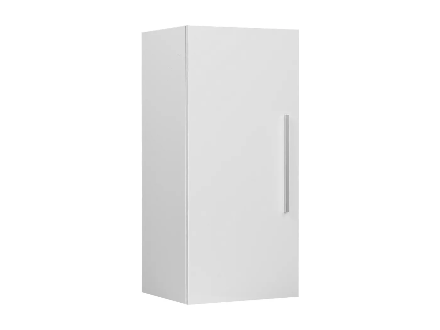 Trendy weißer Hängeschrank MDF-Platte Aluminium Bilbao