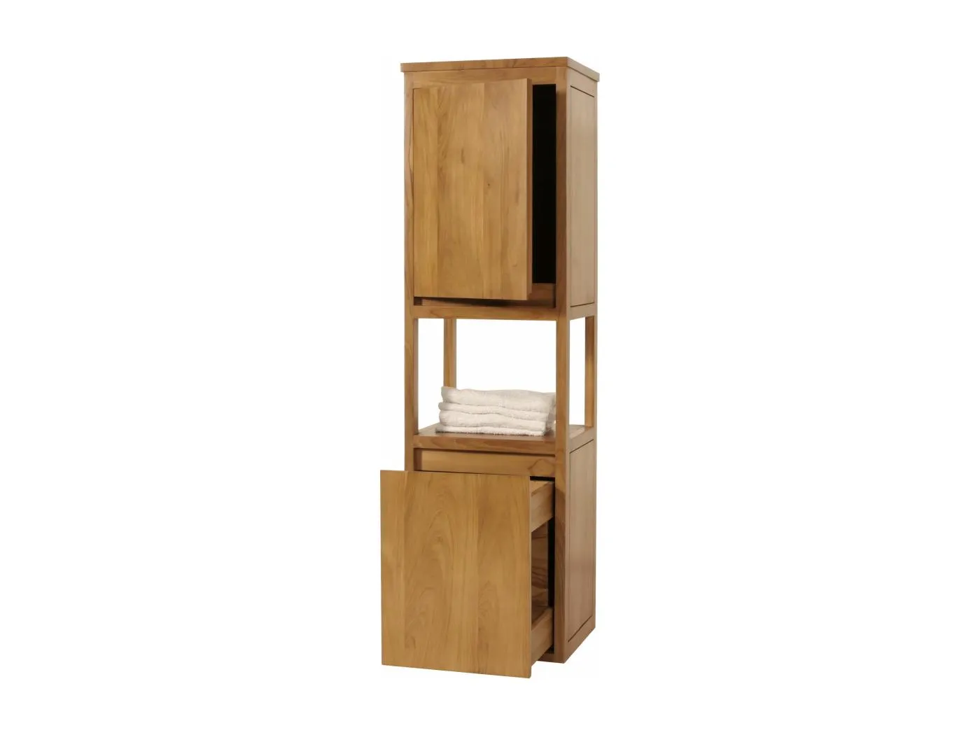Teak-Hochschrank MCW-M71