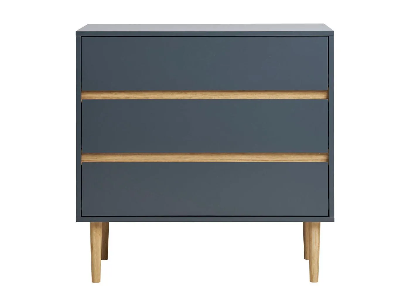 Bisley Kommode 3 Schubladen dunkelgrau.