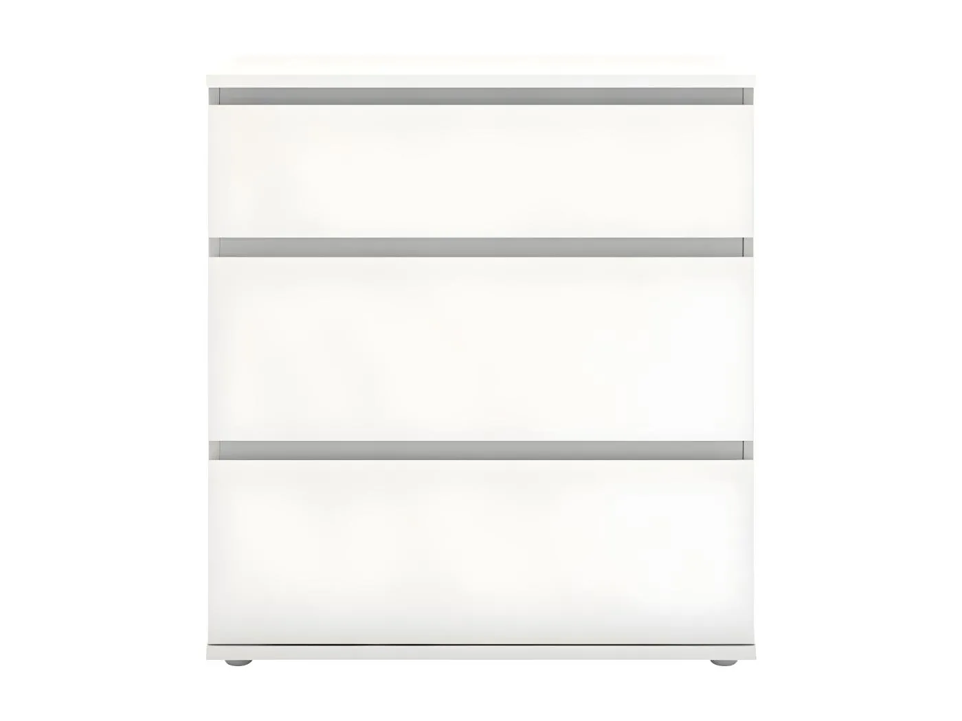 Nora Kommode 3 Schubladen. Weiss.