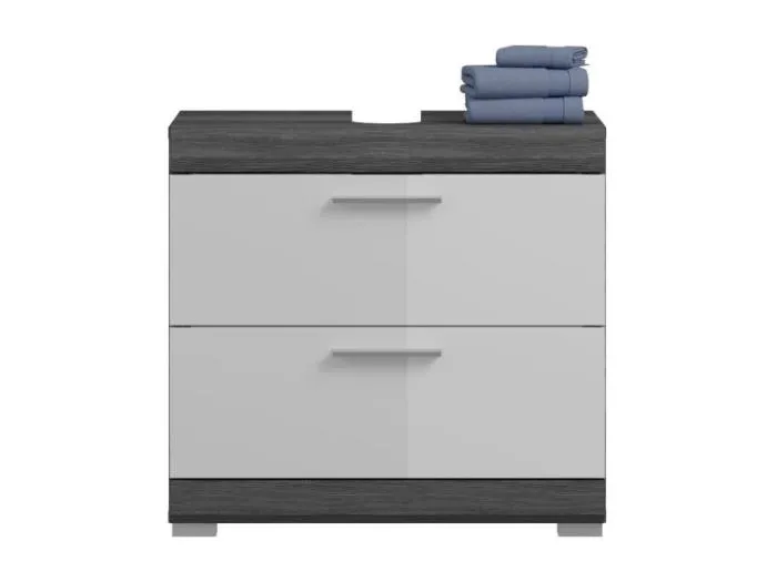 Set Badezimmer SCOTT – Waschtischunterschrank und Spiegel