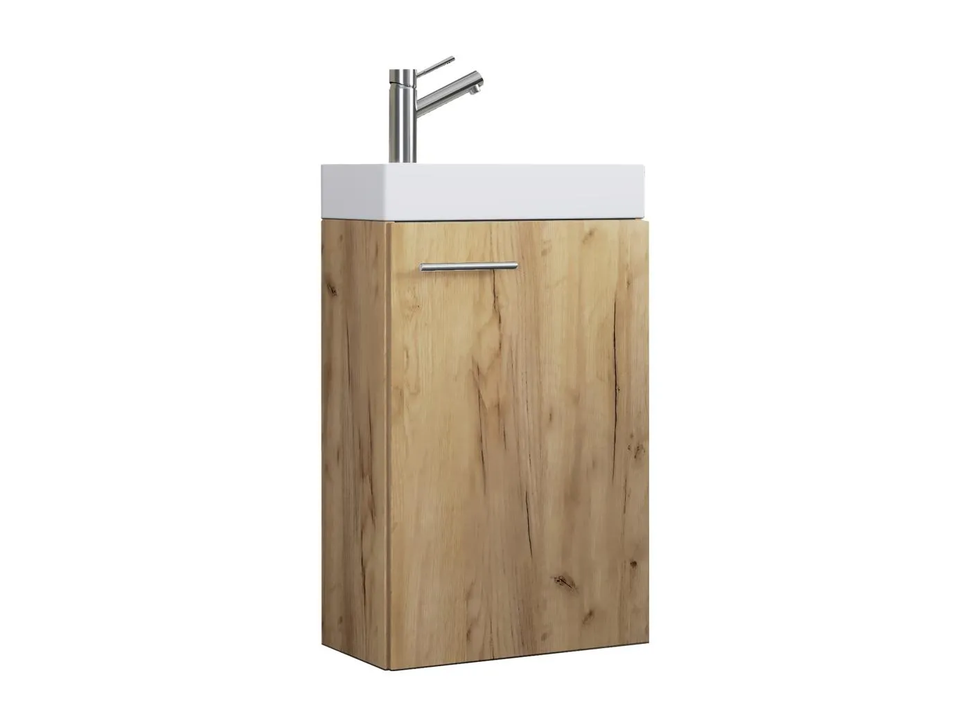 2-tlg. Gäste WC Waschplatz Waschtisch schmal Slito