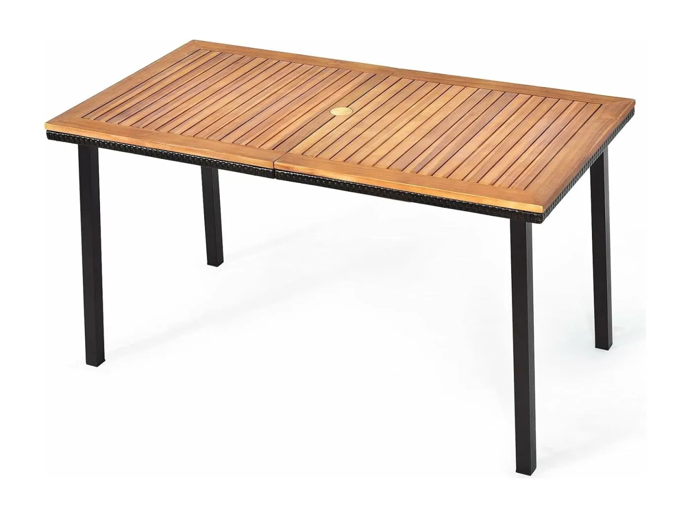 Gartentisch Esstisch mit Schirmloch