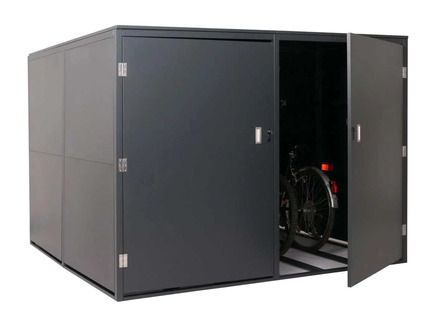 4er-Fahrradgarage MCW-L56c, Anthrazit