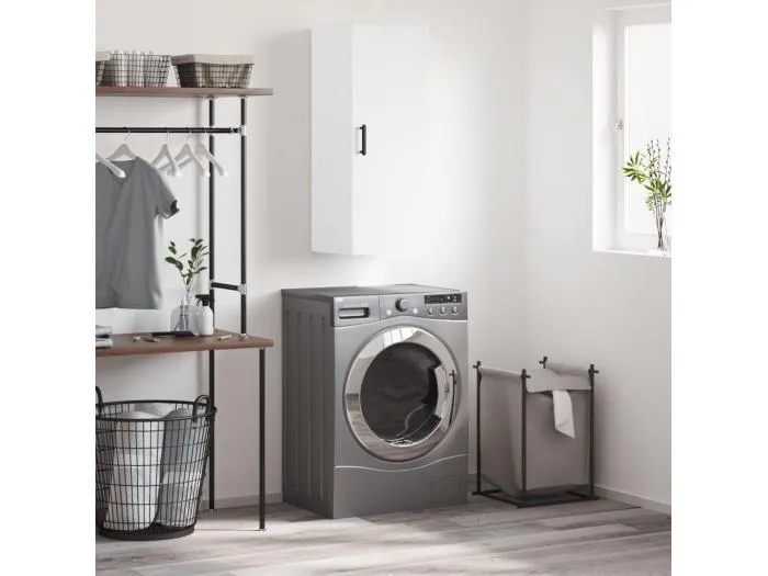 Wandschrank,Wandhängeschrank Weiß 34,5x34x90 cm -gkd509700