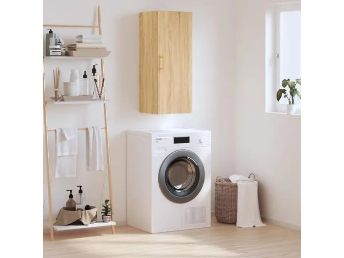 Wandschrank,Wandhängeschrank Sonoma-Eiche 34,5x34x90 cm -gkd387297