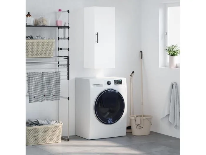 Wandschrank,Wandhängeschrank Weiß 34,5x34x90 cm -gkd21641