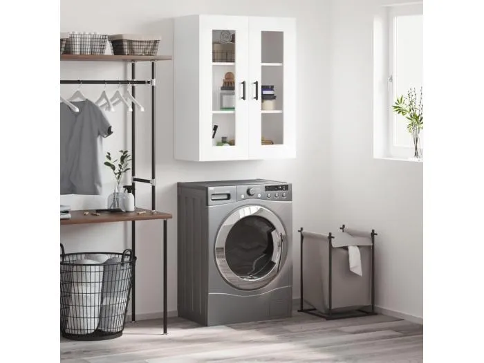 Wandschrank,Wandhängeschrank Weiß 69,5x34x90 cm -gkd430723