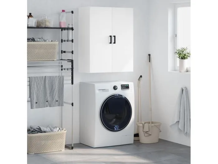 Wandschrank,Wandhängeschrank Weiß 69,5x34x90 cm -gkd699423