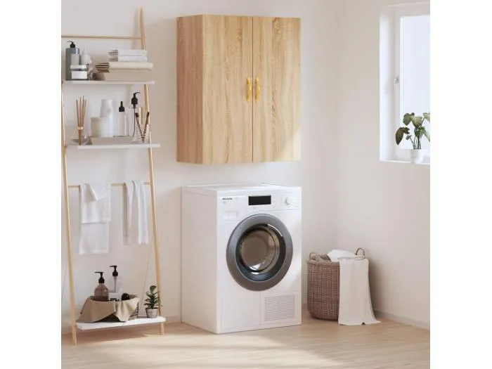 Wandschrank,Wandhängeschrank Sonoma-Eiche 69,5x34x90 cm -gkd200406