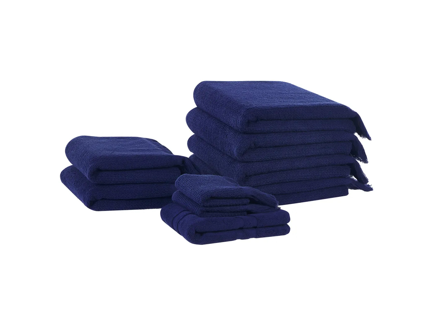 Handtücher 9er Set ATIU Baumwollfrottee Marineblau