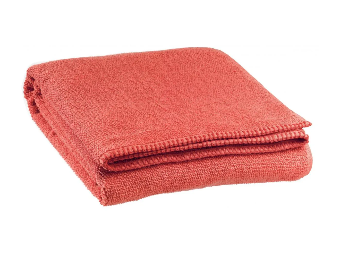 Badehandtuch Bora Korallenrot 90 x 150 cm