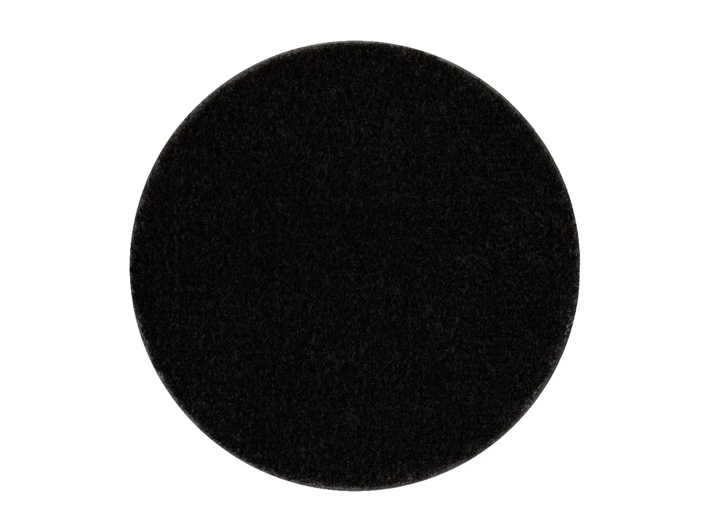 Badteppich SANTA Kreis eben, rutschfest, weich – schwarz cercle 100 cm