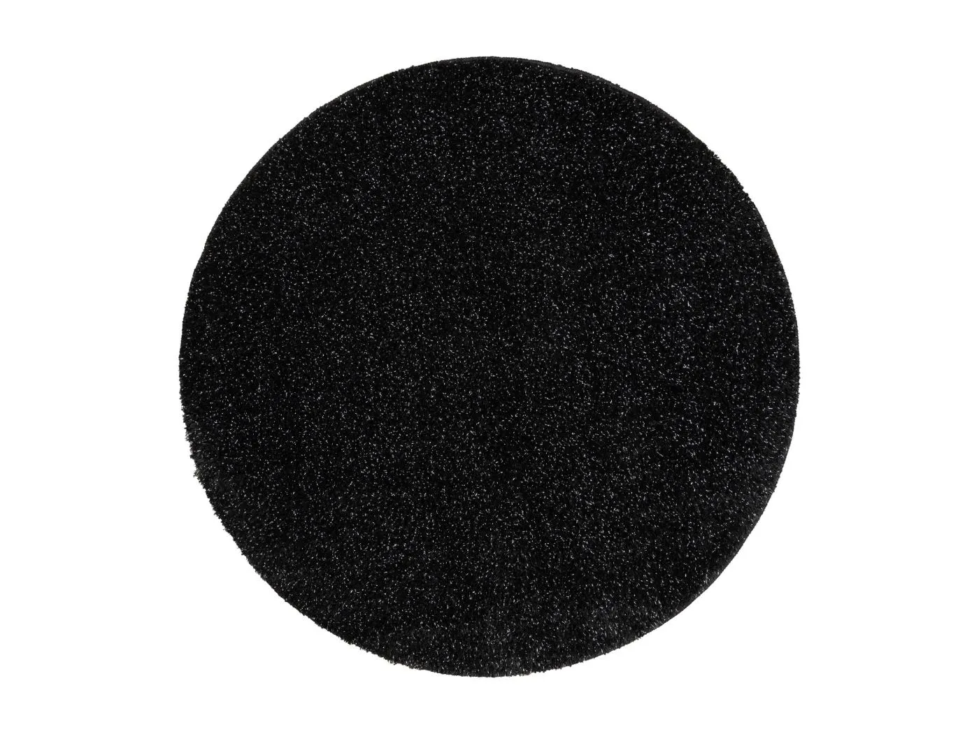 Badteppich SYNERGY Kreis, Glamour, rutschfest, weich – lurex schwarz cercle 67 cm