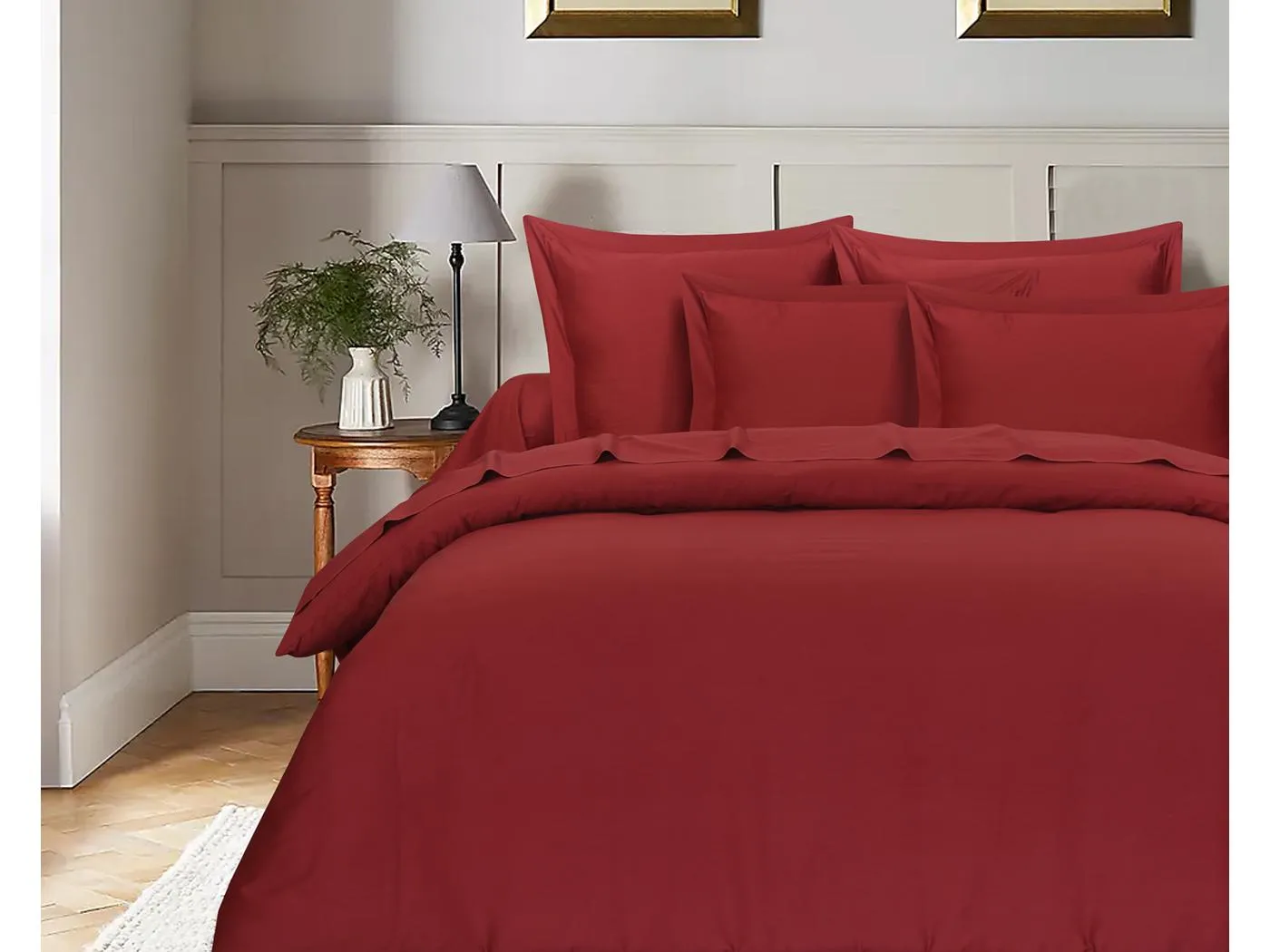 Bettbezug für 2 Personen aus Baumwollsatin 240x220 cm