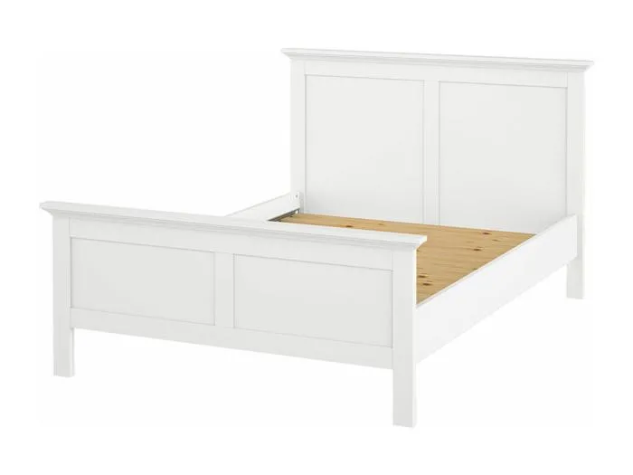 Venedig Bett Doppelbett 140x200 cm, weiss.