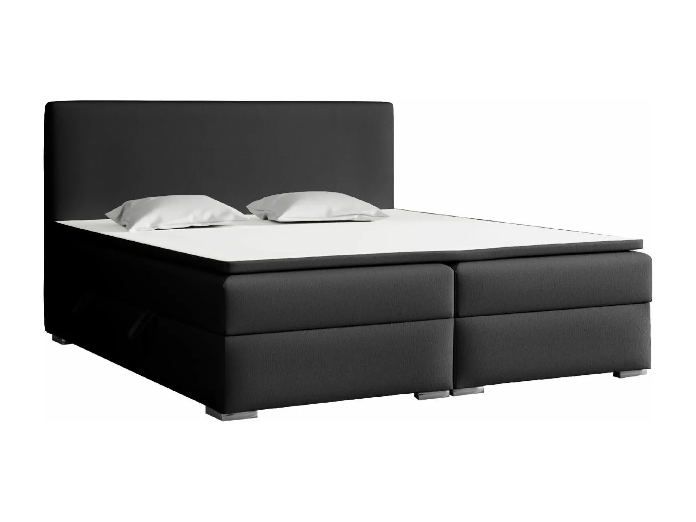 BOXSPRINGBETT mit Bettkästen Laval 140x200 cm, Soft 11 (Schwarz)