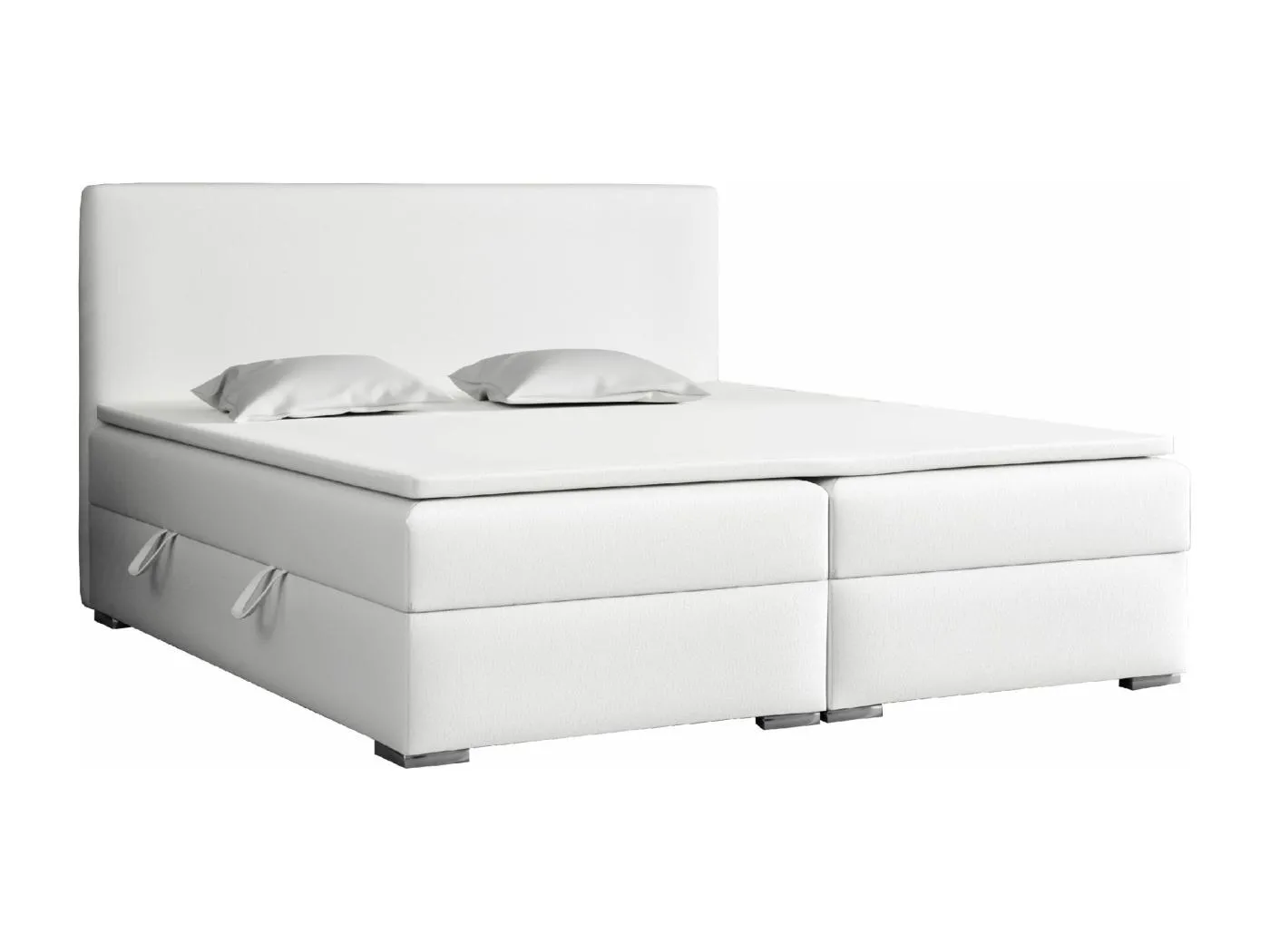 BOXSPRINGBETT mit Bettkästen Laval 200x200 cm, Soft 17 (Weiss)