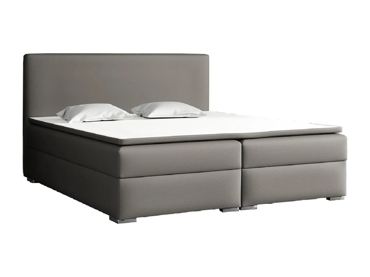 BOXSPRINGBETT mit Topper Soler 160x200 cm, Soft 29 (Grau)