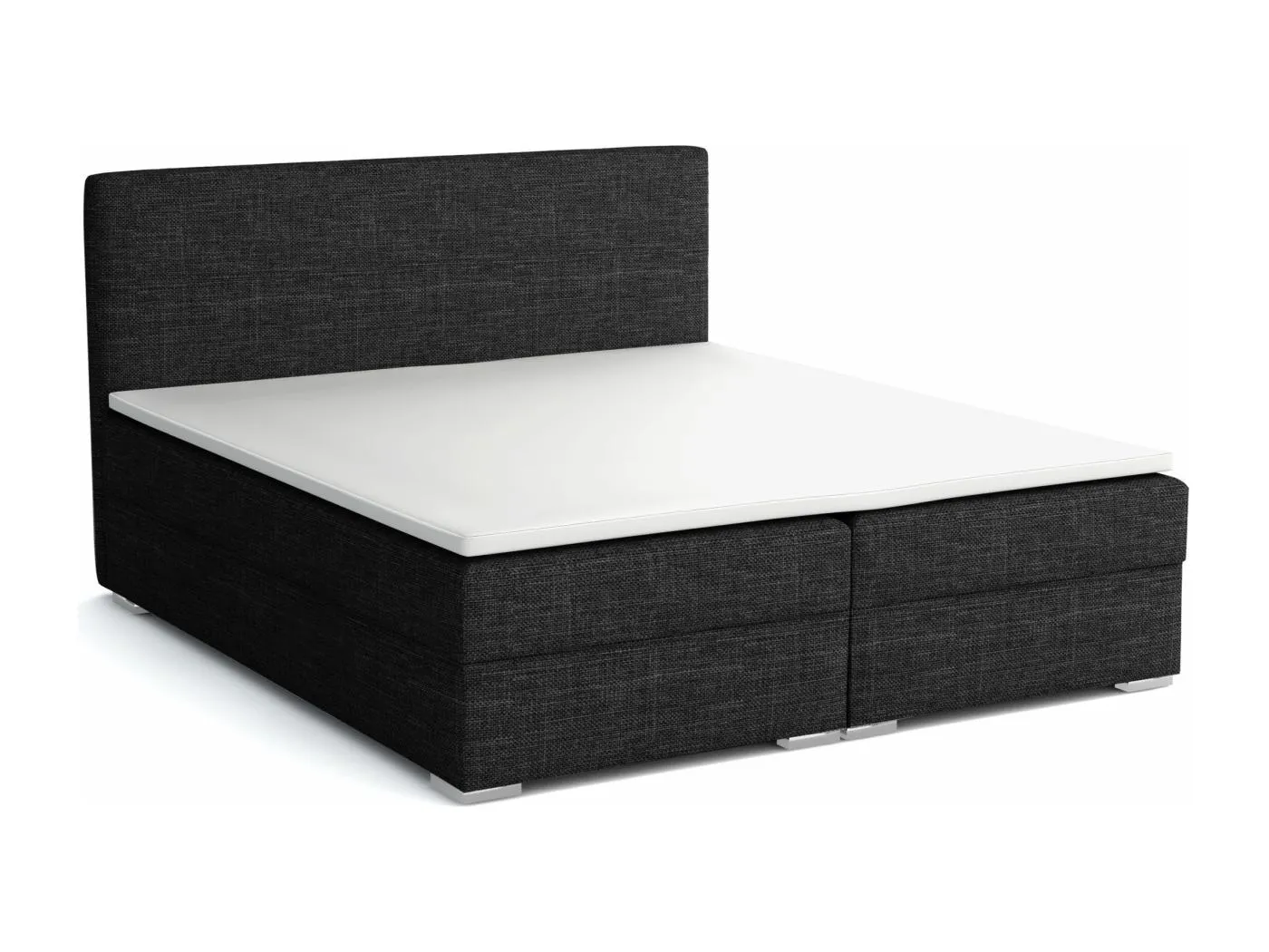 BOXSPRINGBETT mit Topper Soler 180x200 cm, Lux 23 (Schwarz)